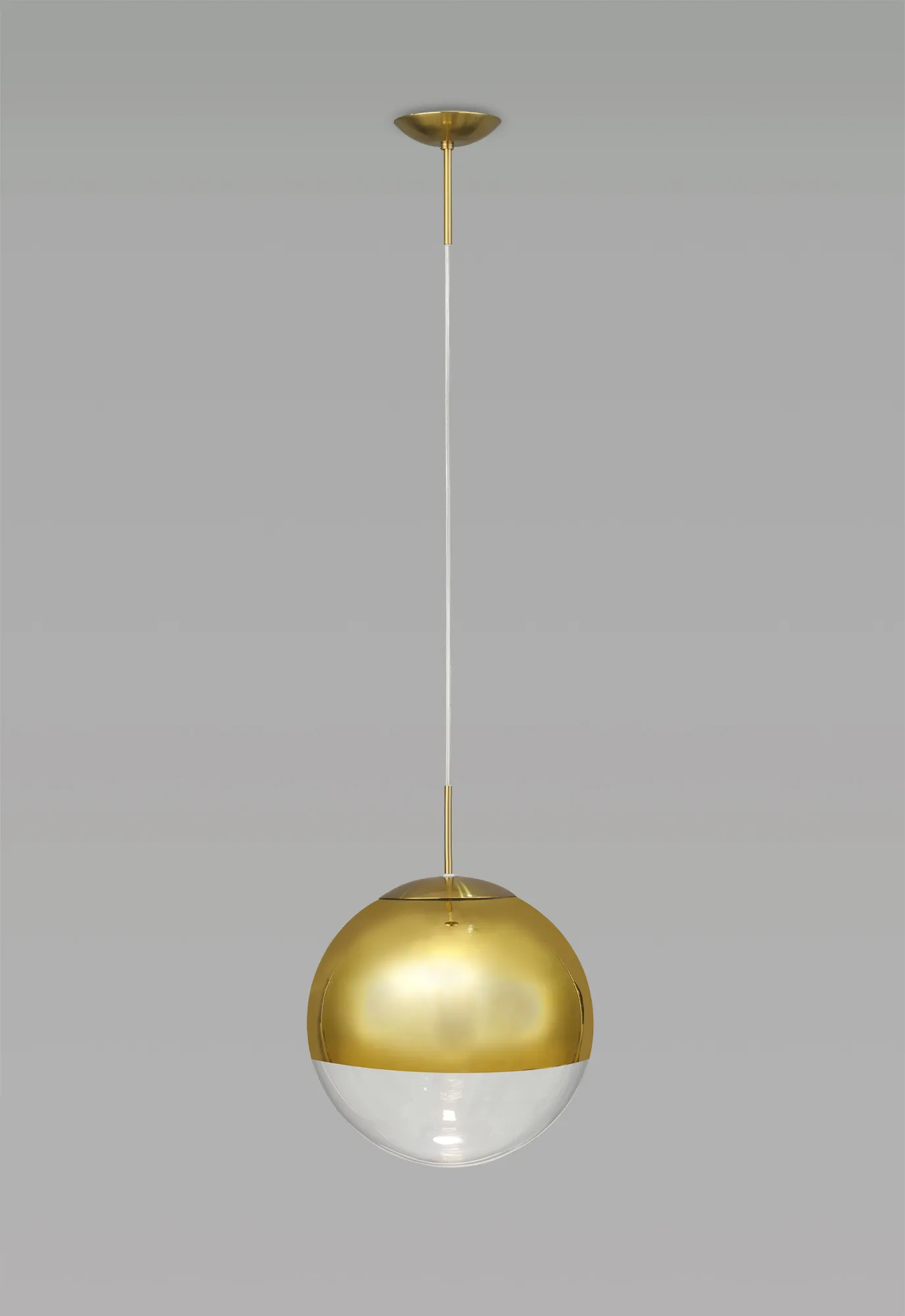 Miranda 25cm Glass Pendant 1 Light Antique Gold D0655  Deco Miranda